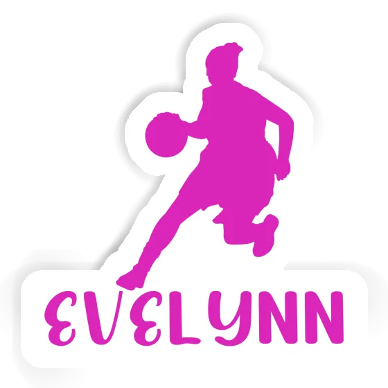 Sticker Evelynn Basketballspielerin Laptop Image