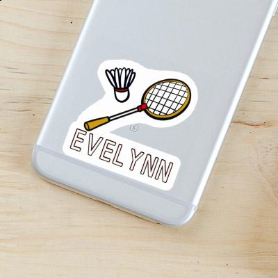 Evelynn Sticker Badminton Racket Notebook Image