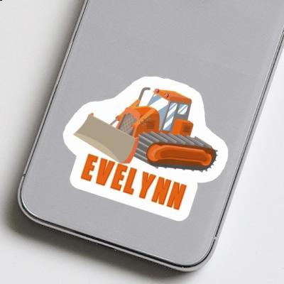 Excavator Sticker Evelynn Laptop Image