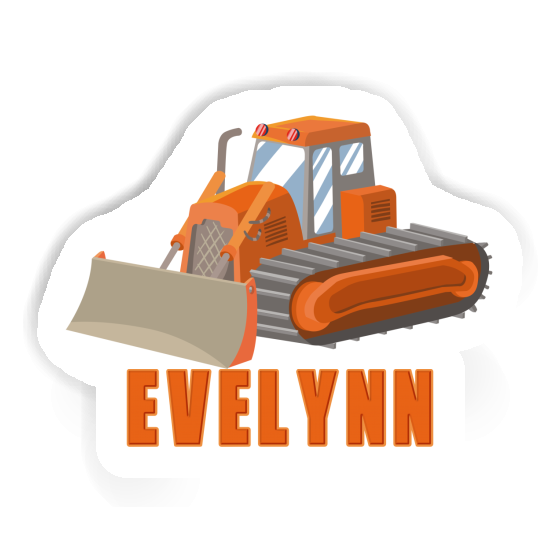 Excavator Sticker Evelynn Laptop Image