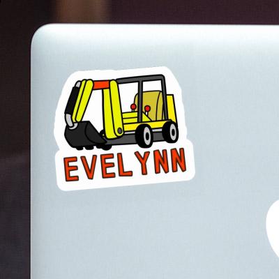 Sticker Evelynn Minibagger Laptop Image