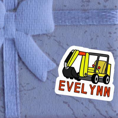 Sticker Evelynn Minibagger Gift package Image