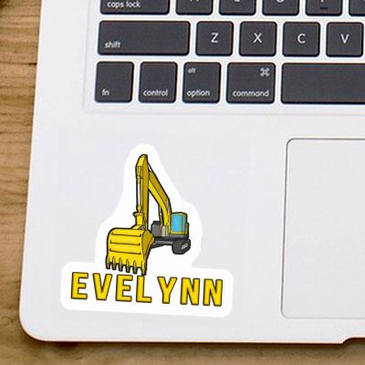 Sticker Evelynn Excavator Image