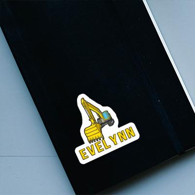 Sticker Evelynn Excavator Notebook Image