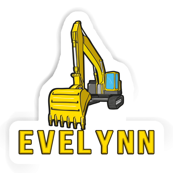 Sticker Evelynn Excavator Notebook Image