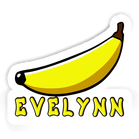 Sticker Evelynn Banana Notebook Image