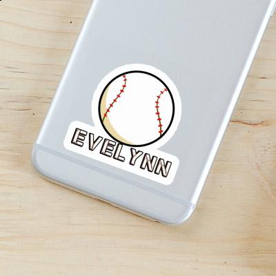 Baseball Sticker Evelynn Laptop Image