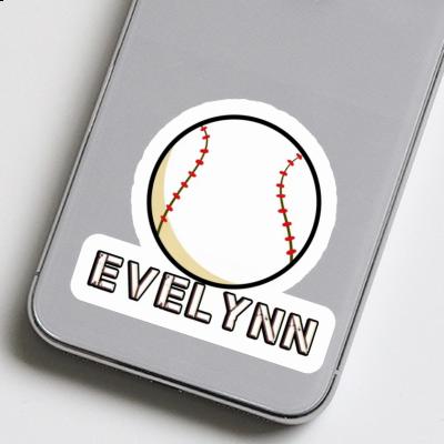 Sticker Evelynn Baseball Laptop Image