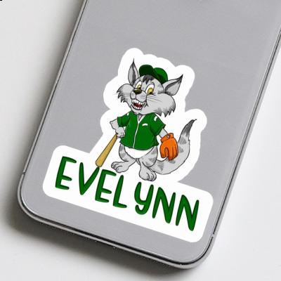 Sticker Evelynn Baseball Cat Gift package Image