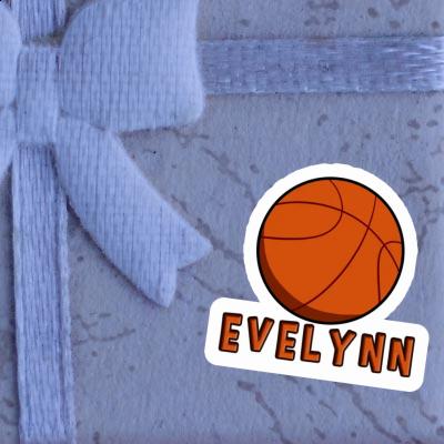 Basketball Ball Sticker Evelynn Laptop Image