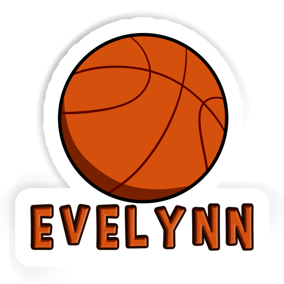 Basketball Ball Sticker Evelynn Notebook Image