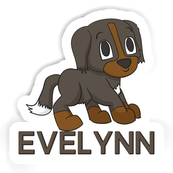 Sticker Evelynn Berner Sennenhund Notebook Image