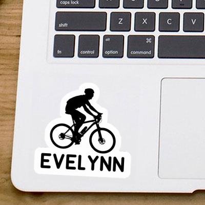 Evelynn Sticker Biker Laptop Image