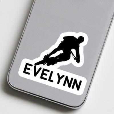 Biker Sticker Evelynn Notebook Image