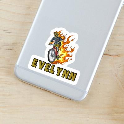 Sticker Evelynn Mountainbiker Notebook Image