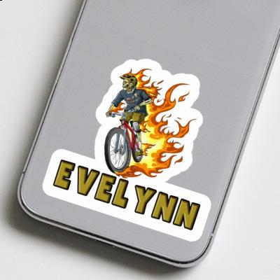 Sticker Evelynn Mountainbiker Notebook Image