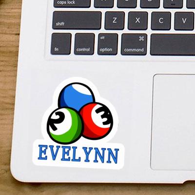 Sticker Billiard Ball Evelynn Laptop Image