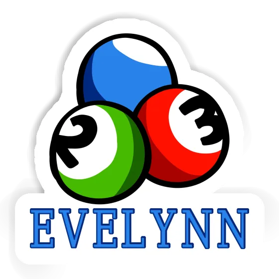 Sticker Billiard Ball Evelynn Notebook Image