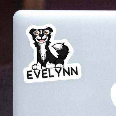 Border Collie Autocollant Evelynn Notebook Image