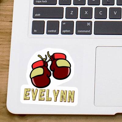 Sticker Evelynn Boxhandschuh Notebook Image