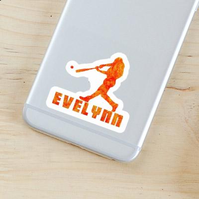 Sticker Evelynn Baseball Player Gift package Image