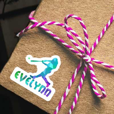 Baseball Player Sticker Evelynn Gift package Image