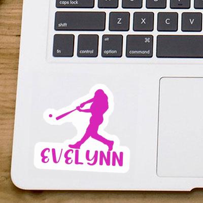 Evelynn Aufkleber Baseballspieler Image