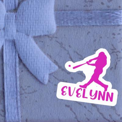 Joueur de baseball Autocollant Evelynn Gift package Image