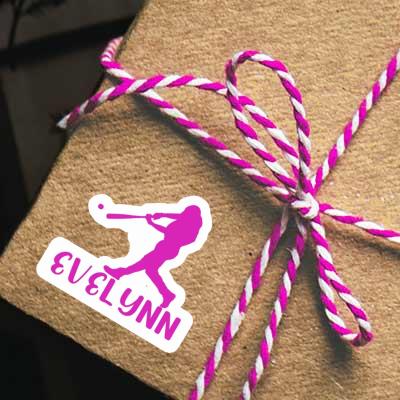 Joueur de baseball Autocollant Evelynn Gift package Image