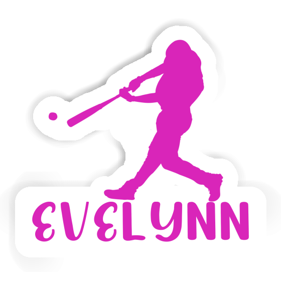 Evelynn Aufkleber Baseballspieler Notebook Image