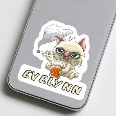 Sticker Evelynn Bad Cat Notebook Image