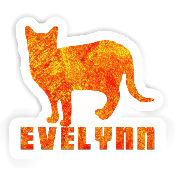 Katze Sticker Evelynn Laptop Image