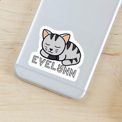 Sticker Katze Evelynn Notebook Image