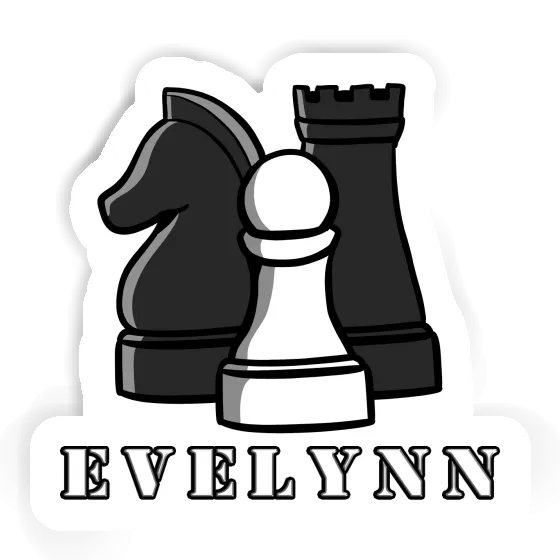 Sticker Schachfigur Evelynn Laptop Image