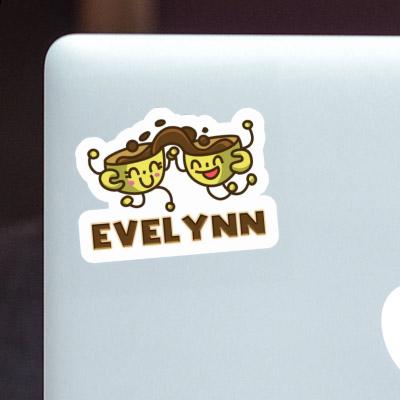 Evelynn Autocollant Kaffee Laptop Image