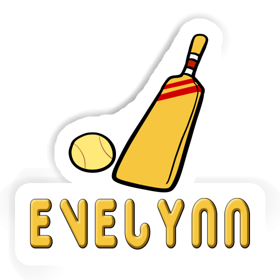 Maillet de cricket Autocollant Evelynn Image