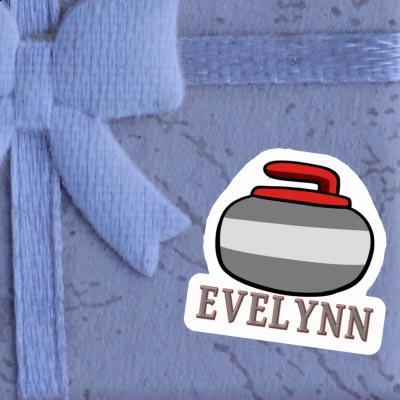 Sticker Evelynn Curling Stone Notebook Image