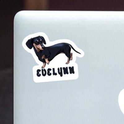 Sticker Evelynn Dachshund Notebook Image