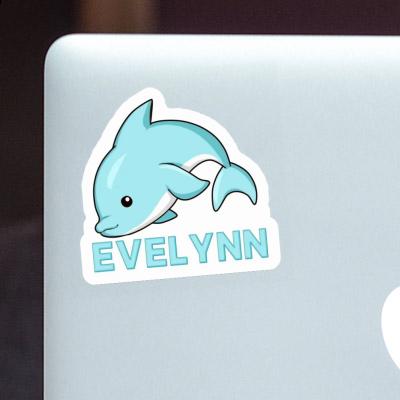 Sticker Dolphin Evelynn Laptop Image