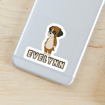 Sticker German Boxer Evelynn Notebook Image