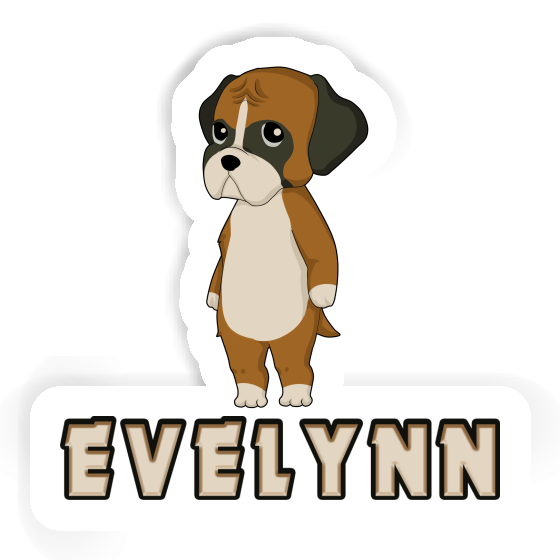 Aufkleber Deutscher Boxer Evelynn Laptop Image