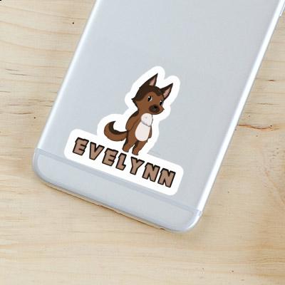 Sticker German Sheperd Evelynn Notebook Image