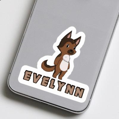 Sticker German Sheperd Evelynn Laptop Image