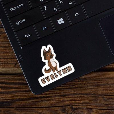 Sticker German Sheperd Evelynn Notebook Image