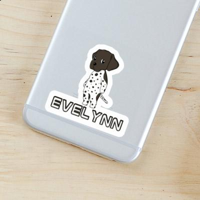 Evelynn Sticker German Shorthaired Pointer Laptop Image