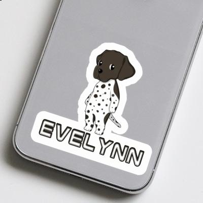 Evelynn Sticker German Shorthaired Pointer Laptop Image