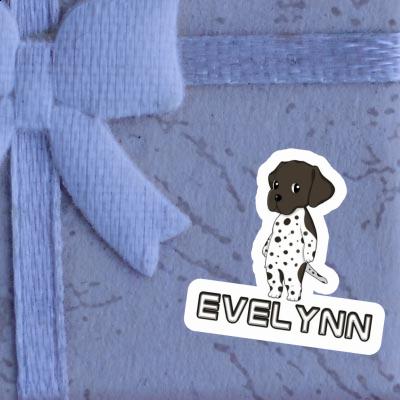 Chien de chasse Autocollant Evelynn Laptop Image