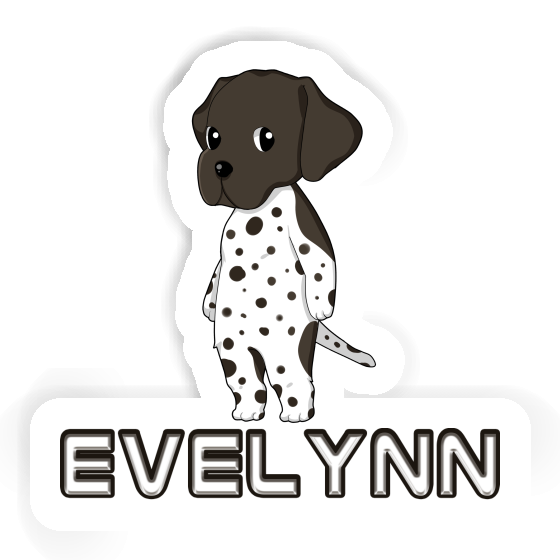 Chien de chasse Autocollant Evelynn Laptop Image