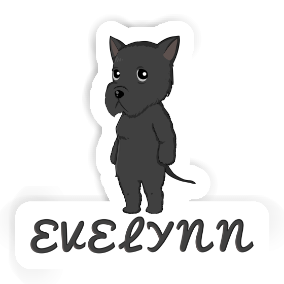 Evelynn Sticker Giant Schnauzer Notebook Image