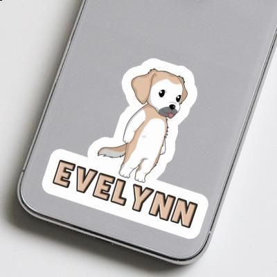 Golden Retriever Autocollant Evelynn Image